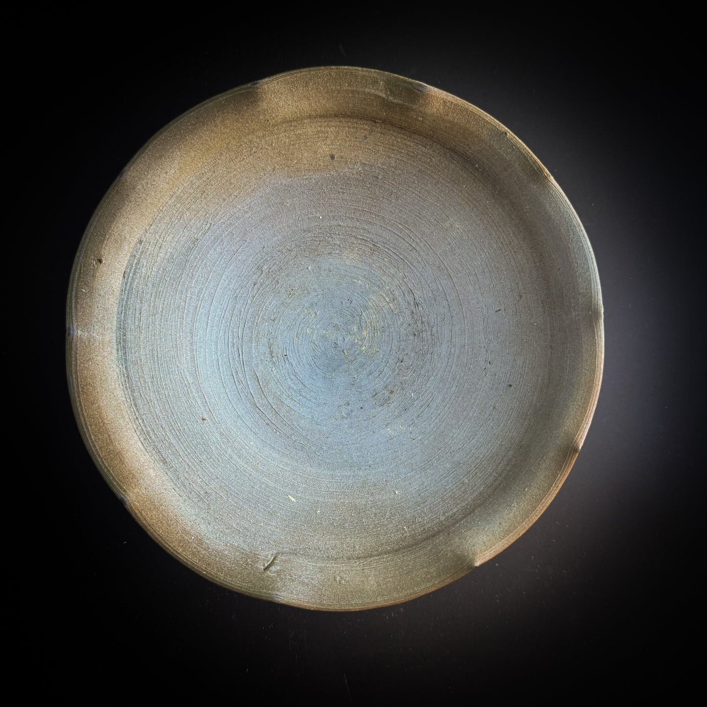 野口悦士  輪花皿