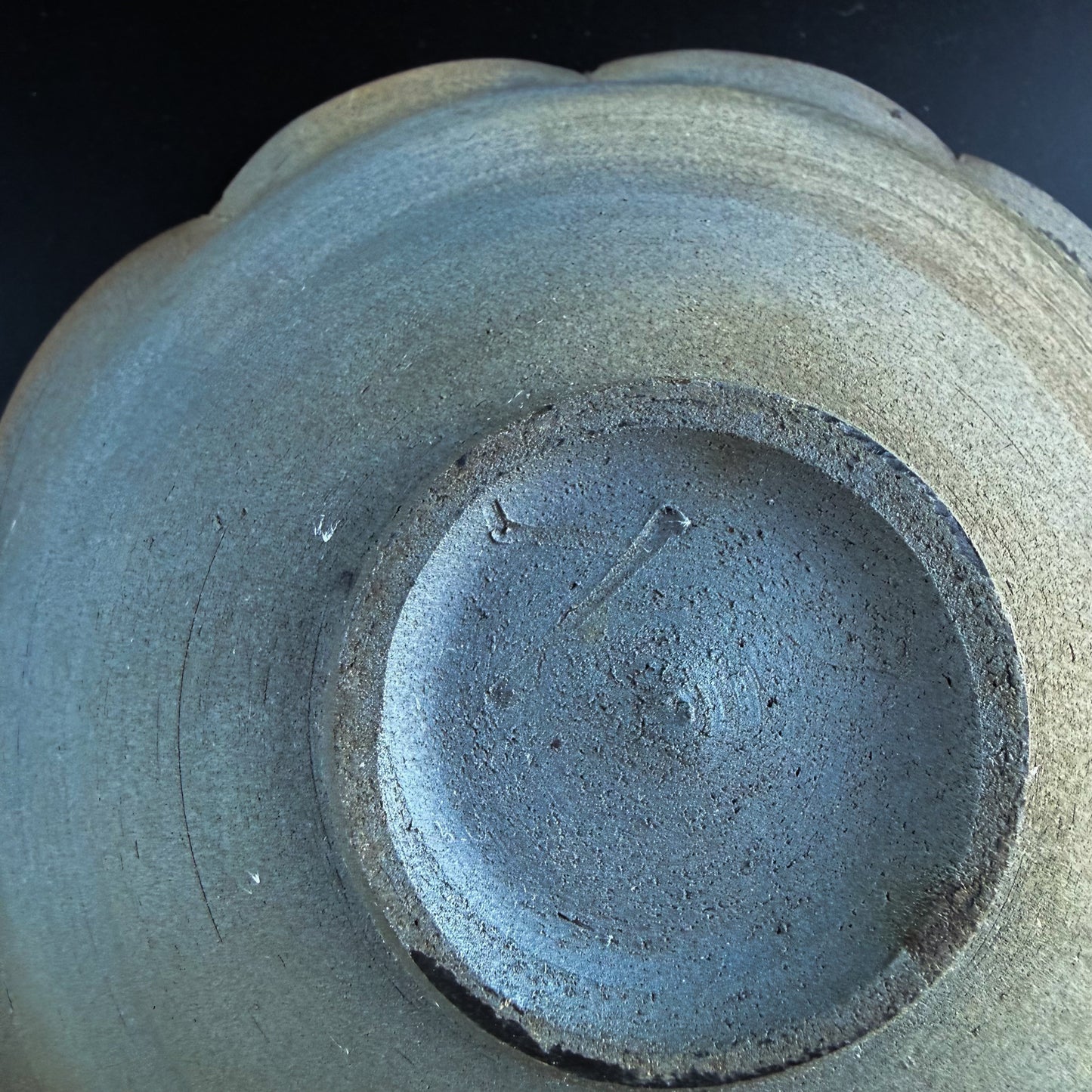 野口悦士  輪花皿